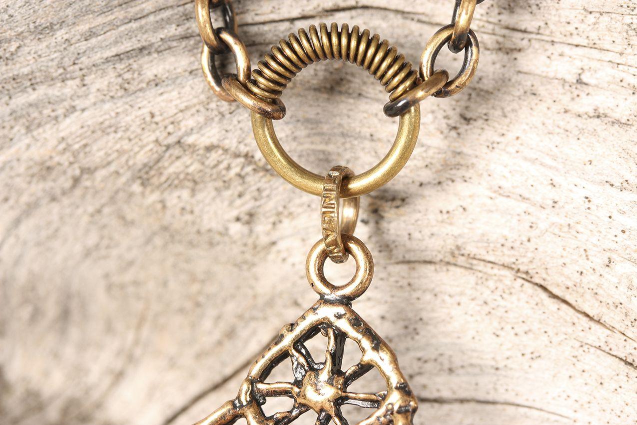 Vintage Pentti Sarpaneva pronssi Pitsi-riipus / Bronze Pendant Revinnäinen - Image 10