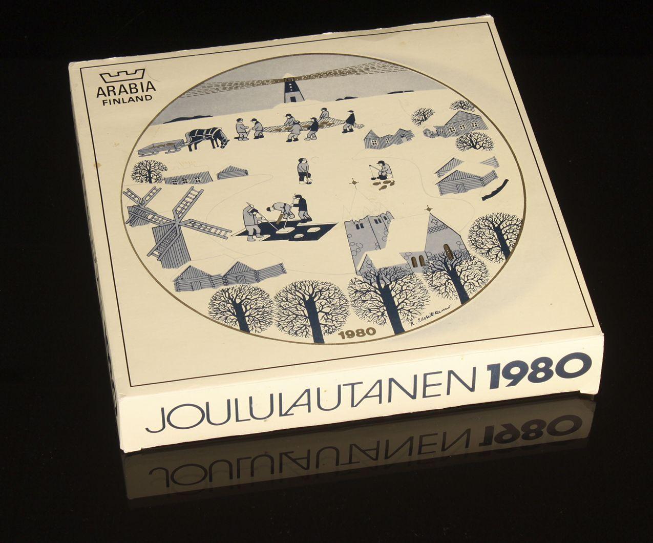 Arabia joulukeräilylautanen 1980 Raija Uosikkinen - Image 2