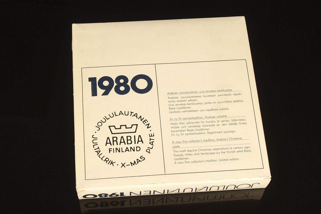 Arabia joulukeräilylautanen 1980 Raija Uosikkinen - Image 3