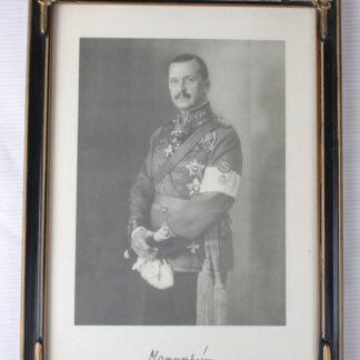Carl Gustaf Emil Mannerheim painokuva kehyksissä / Picture Frame
