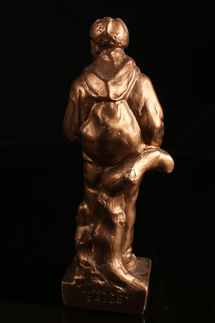 Rajamies kipsipatsas Alpo ja Nina Sailo / Border guard Plaster Statue - Image 9