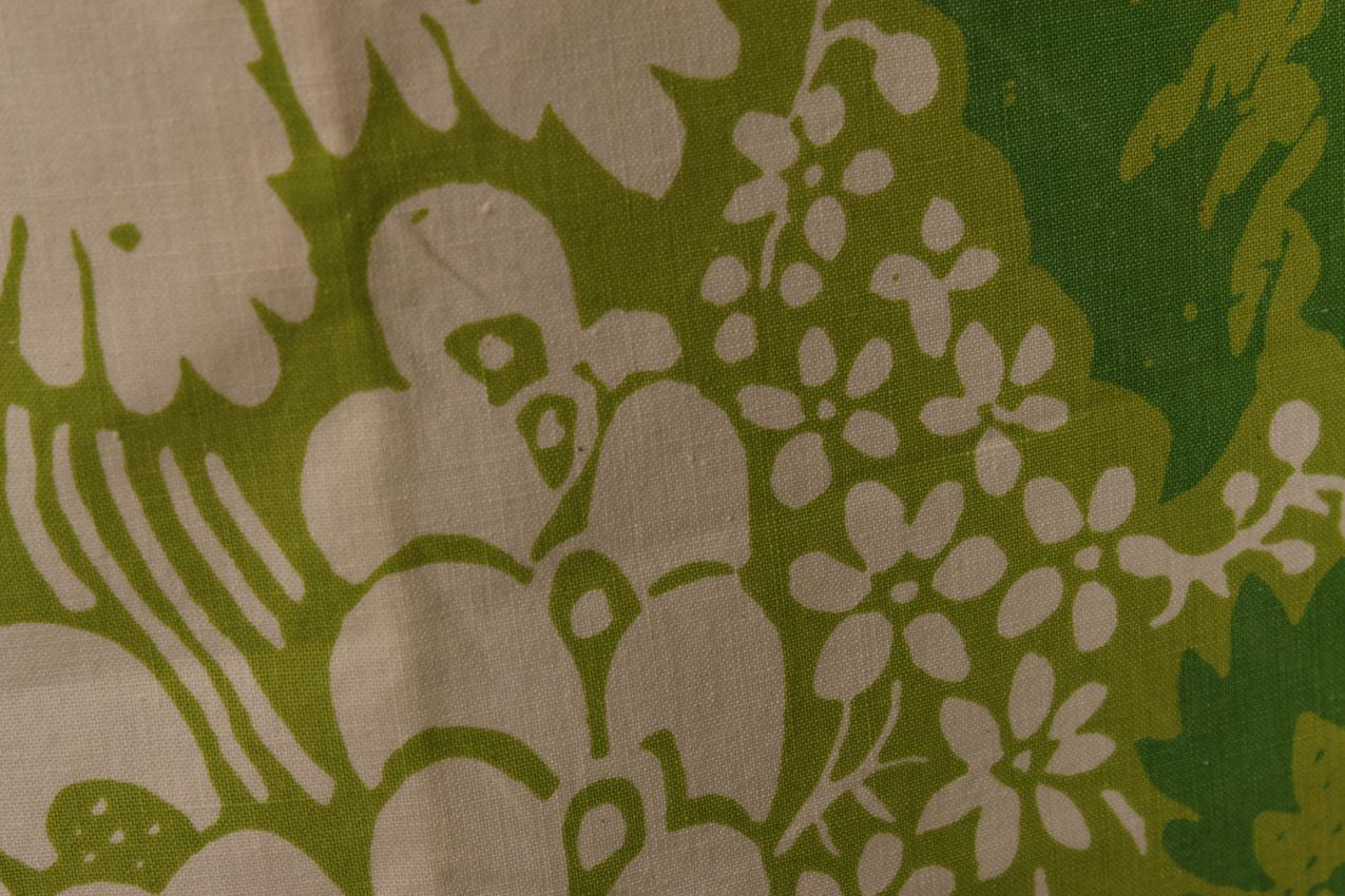 Vintage Marimekko Ananas vihreä kangas / Marimekko Ananas Green Fabric - Image 10