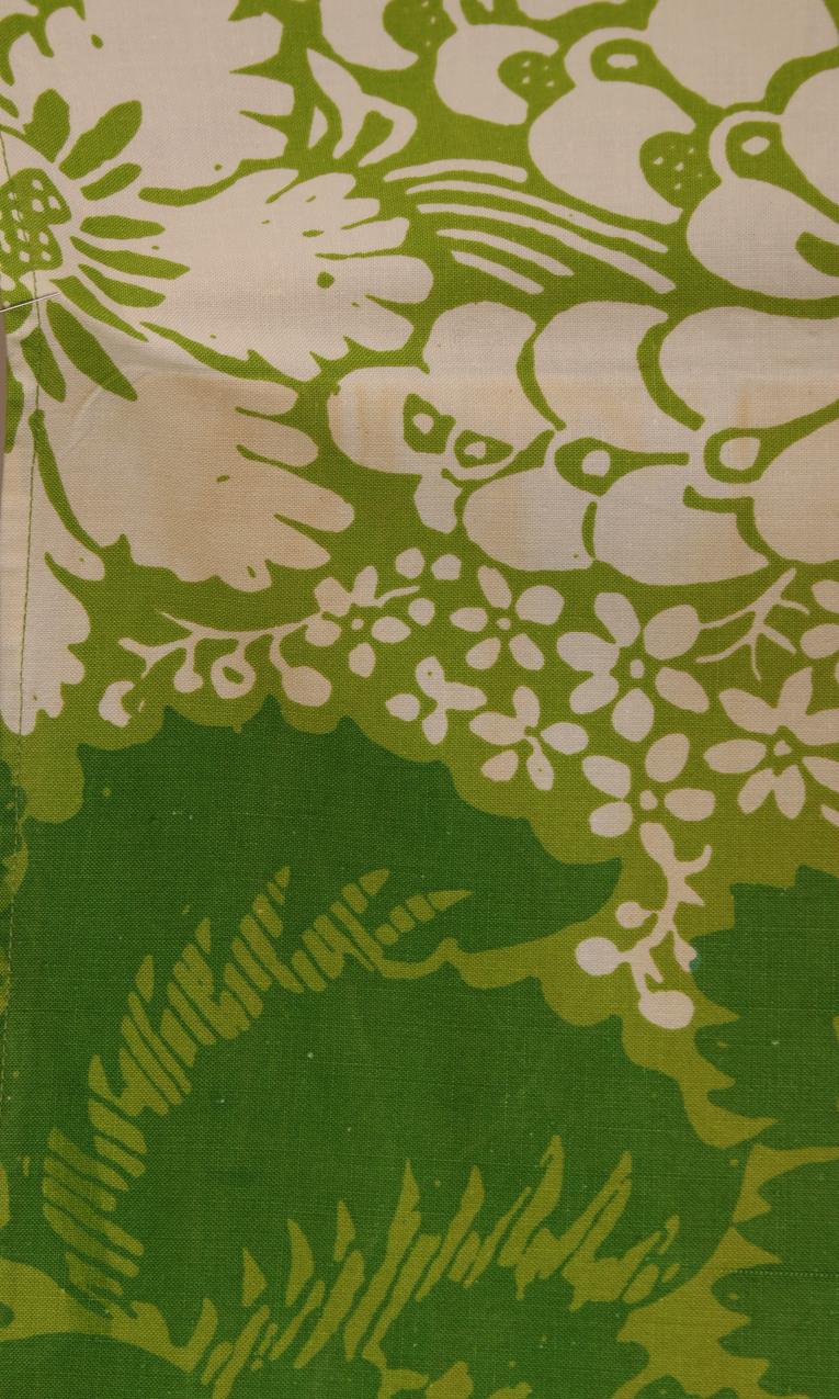Vintage Marimekko Ananas vihreä kangas / Marimekko Ananas Green Fabric - Image 9