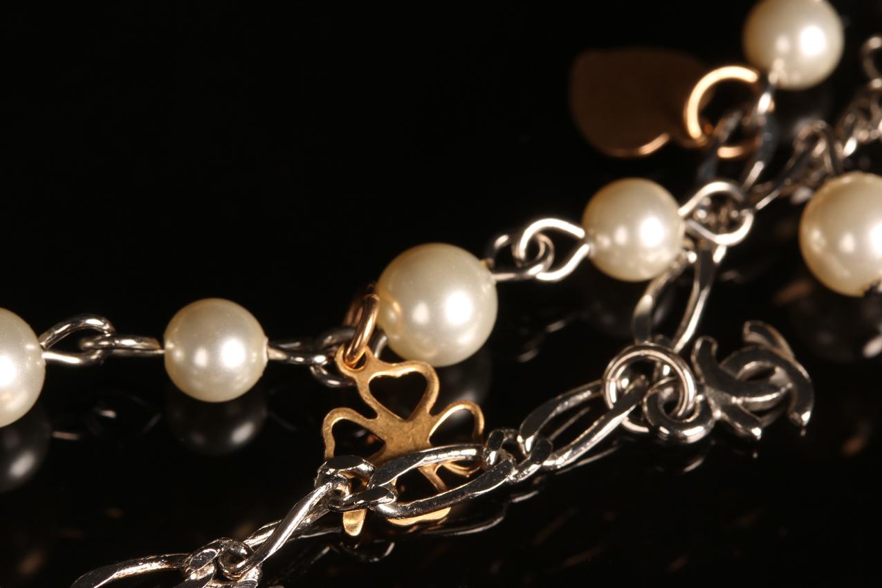 Chanel kaulaketju / Chanel Multi-strand Chain CC Logo Necklace - Image 4