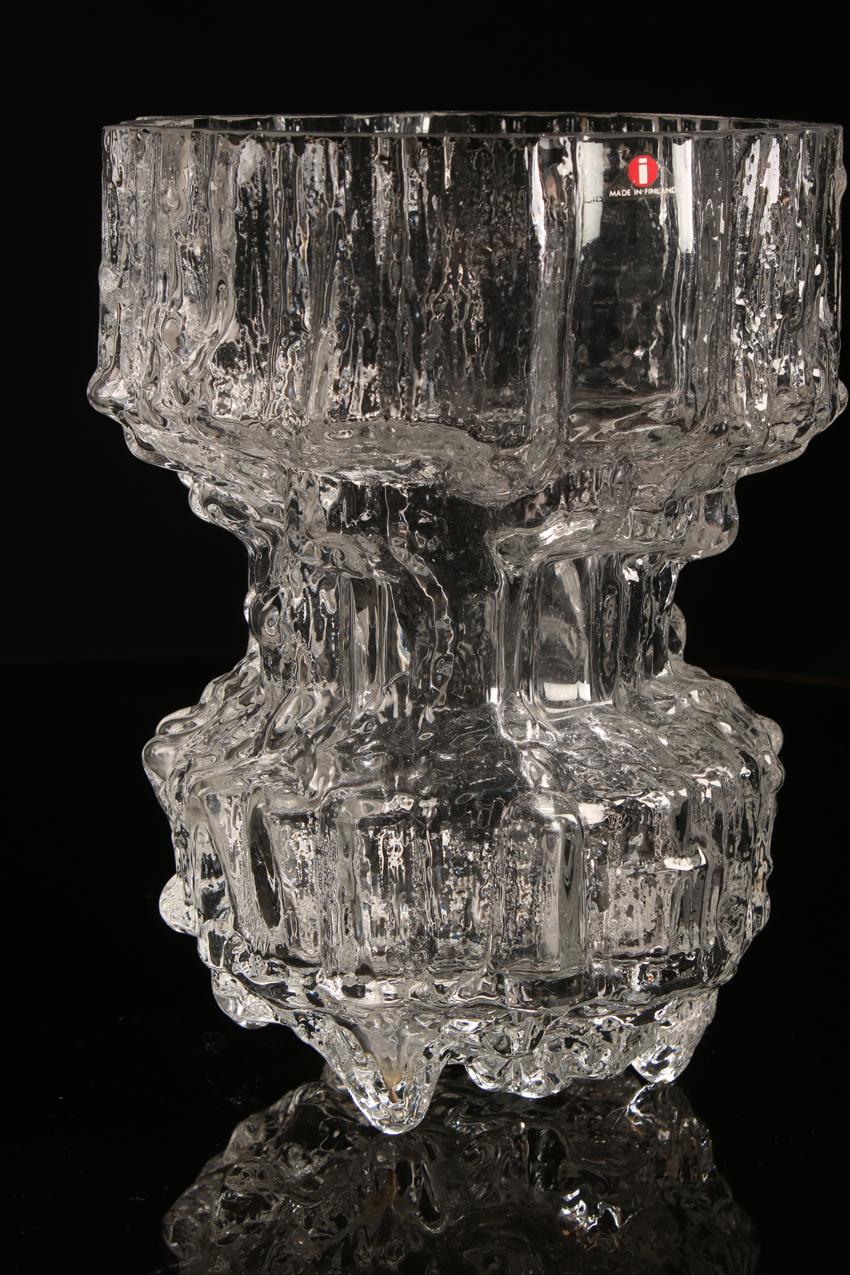 T Wirkkala Iittala signeerattu maljakko Gerania / Wirkkala Iittala Gerania Vase