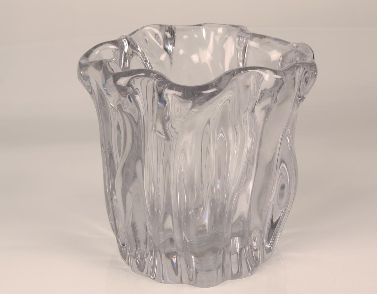 Tapio Wirkkala Iittala Kalvolan kanto signeerattu / Art glass vase signed