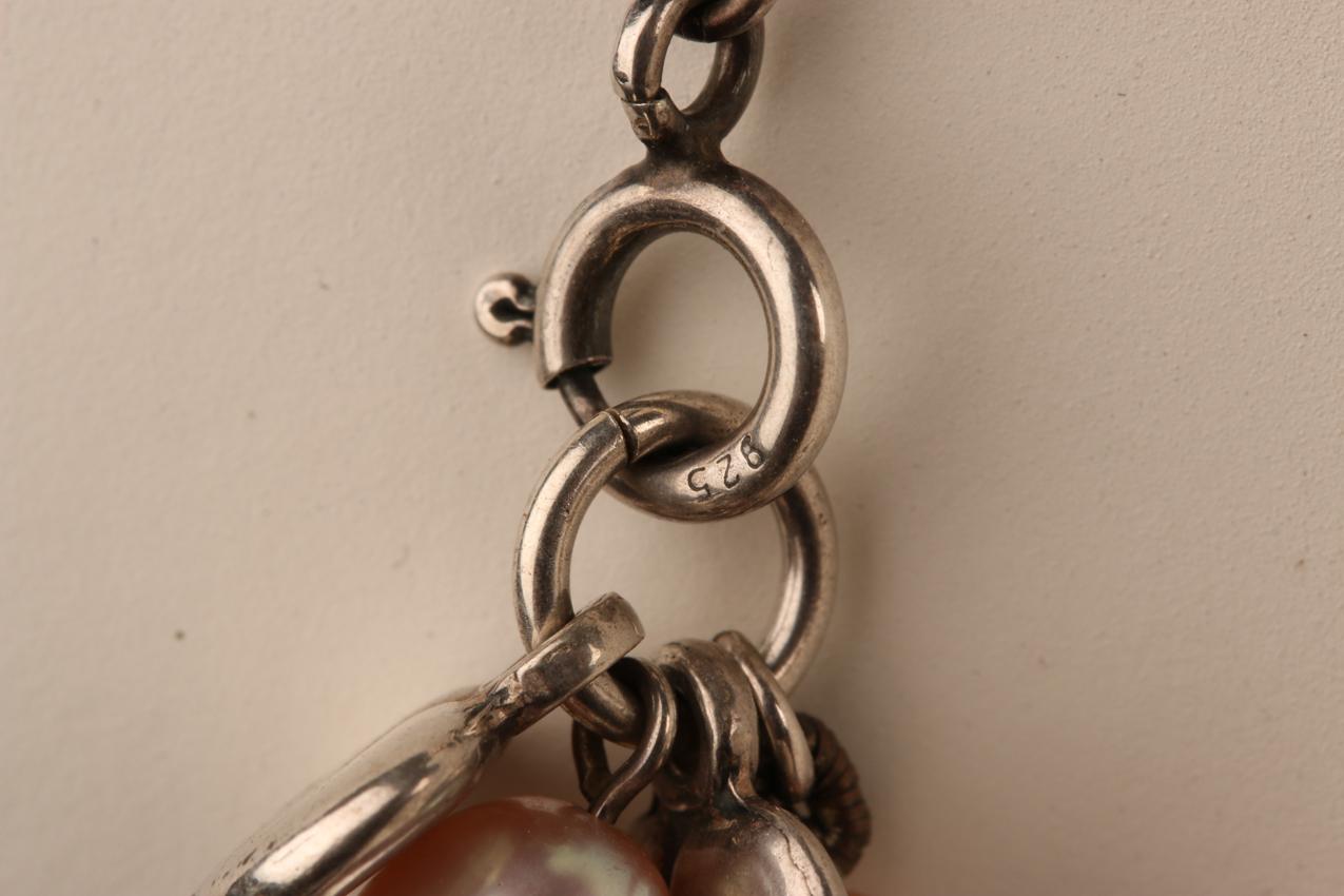 Kalevala Koru Vanamo helmikaulakoru / Rose Pearl necklace Twinflower - Image 9