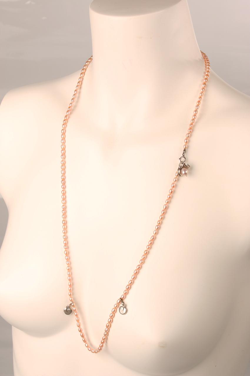 Kalevala Koru Vanamo helmikaulakoru / Rose Pearl necklace Twinflower - Image 3