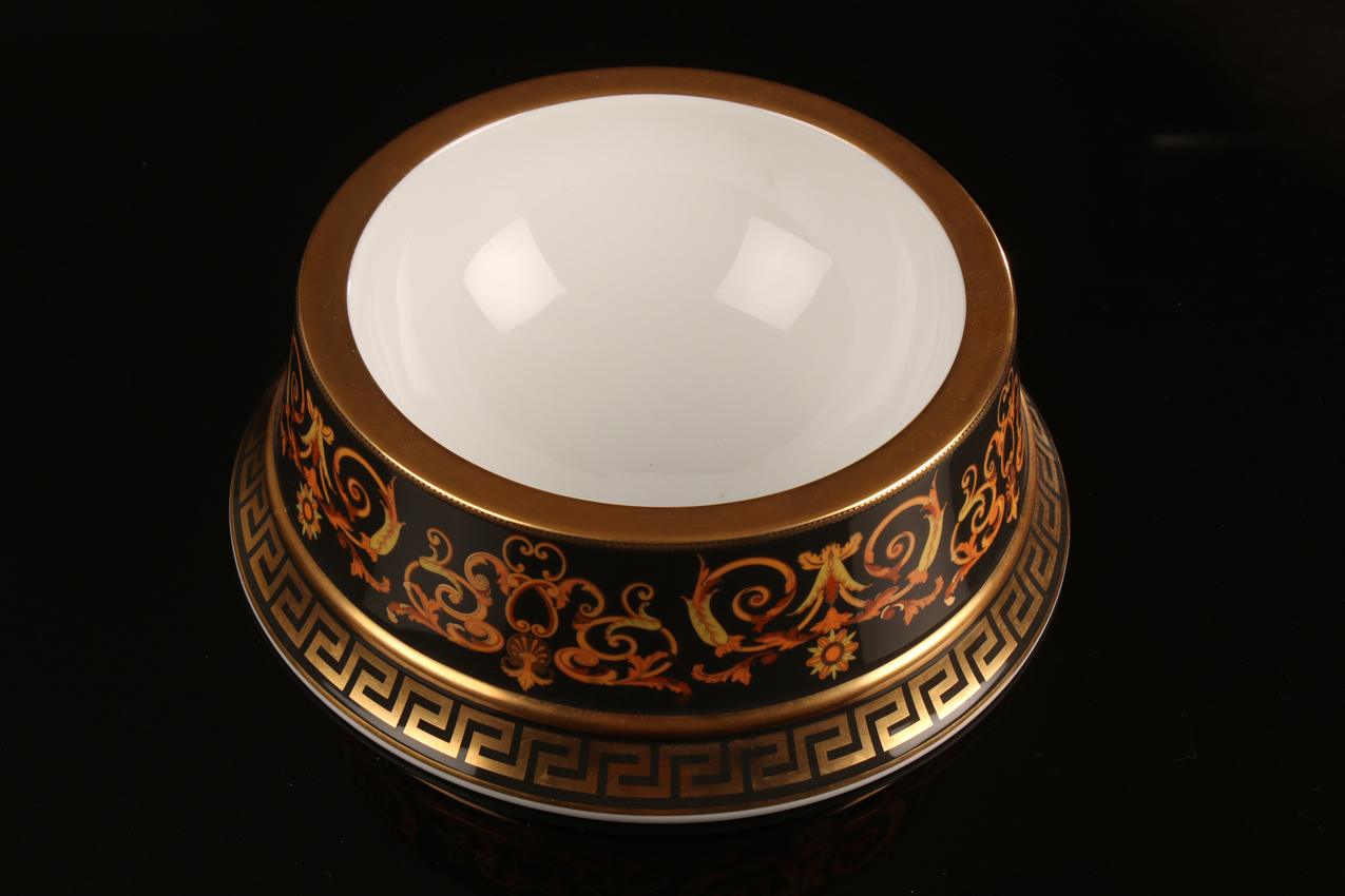 Versace lemmikin ruokakuppi / Versace´s 22k gold leafed Barocco pet bowl - Image 3
