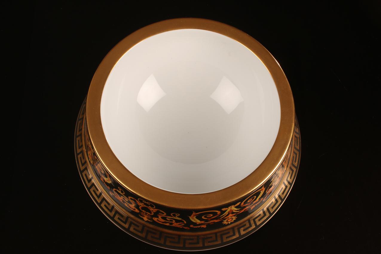 Versace lemmikin ruokakuppi / Versace´s 22k gold leafed Barocco pet bowl - Image 4
