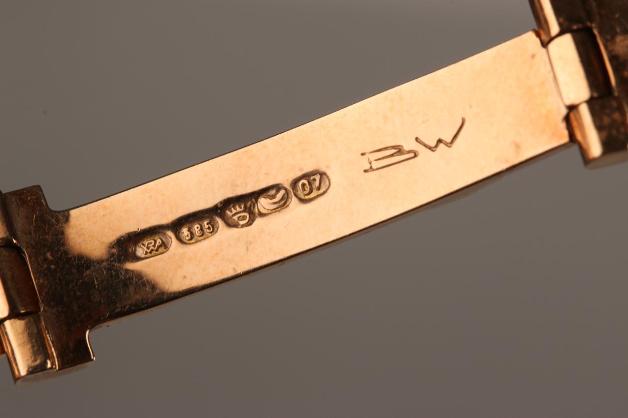 Vintage Björn Weckström Lapponia kultainen Tundra rannekoru / Gold bracelet - Image 11