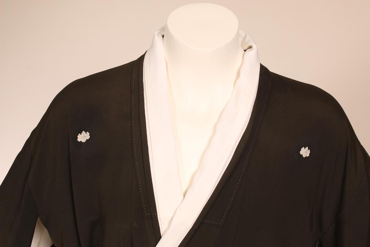 Antiikkinen japanilainen miesten hääkimono - Image 3
