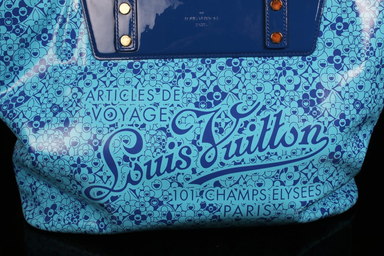 Louis Vuitton Limited Edition Takashi Murakami Cosmic Blossom Neverfull Tote - Image 4