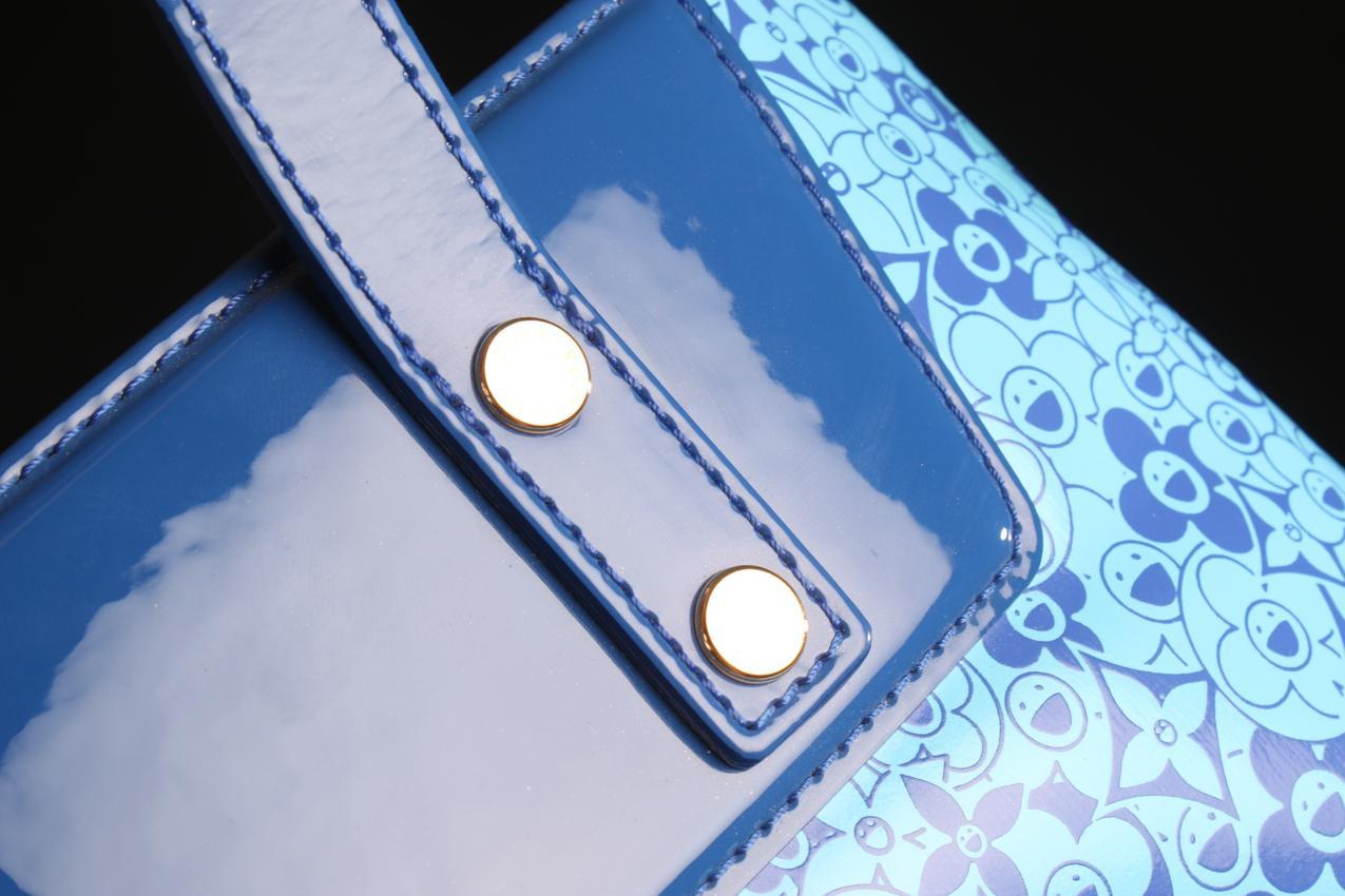 Louis Vuitton Limited Edition Takashi Murakami Cosmic Blossom Neverfull Tote - Image 9