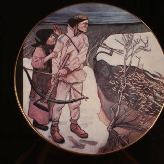 Akseli Gallen-Kallela Kalevala lautanen 2 Joukahaisen kosto