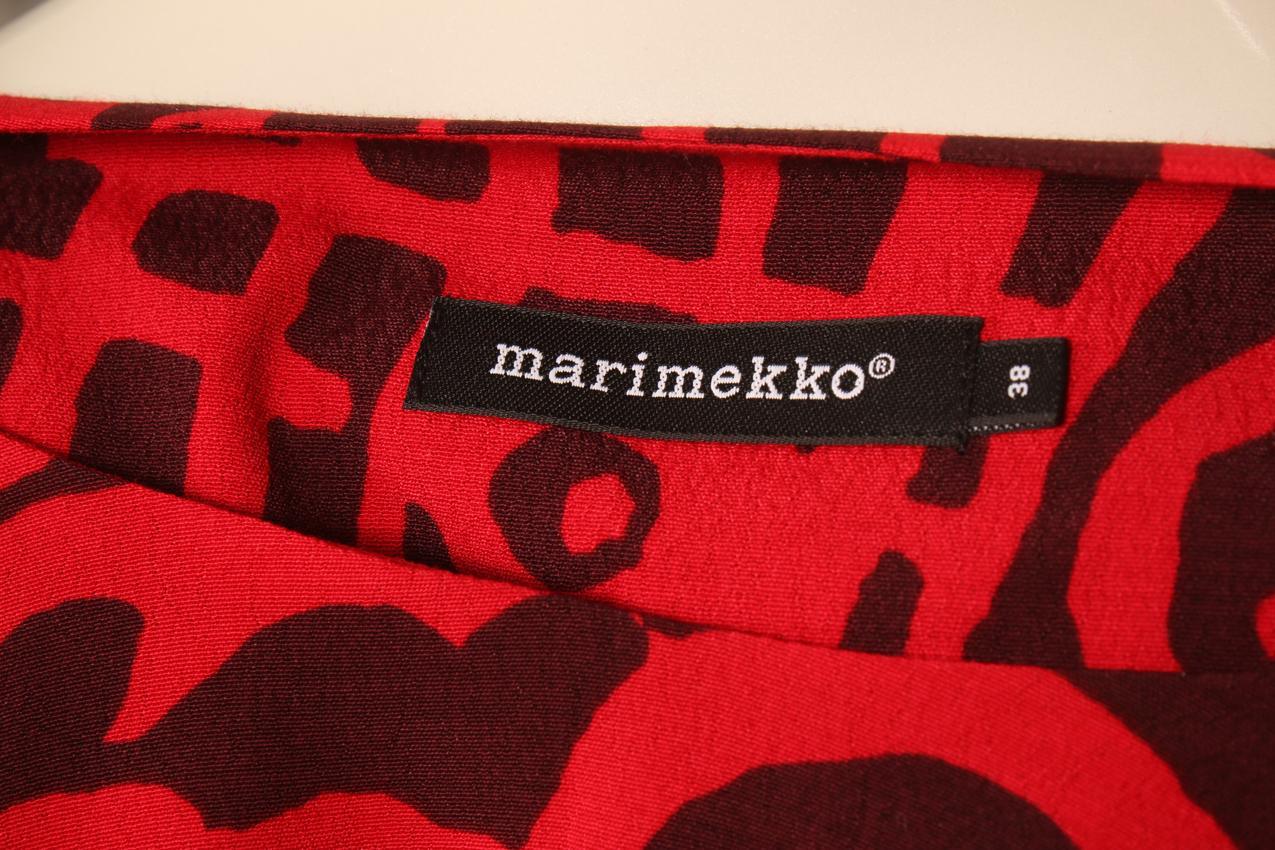 Marimekko Gret Adam punainen pusero M - Image 7