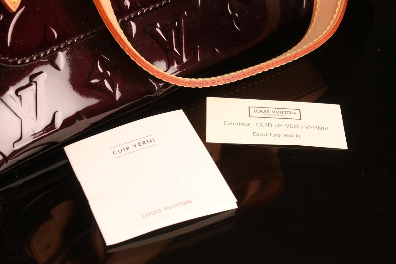 Louis Vuitton Amarante Monogram Vernis Rosewood Avenue laukku - Image 11