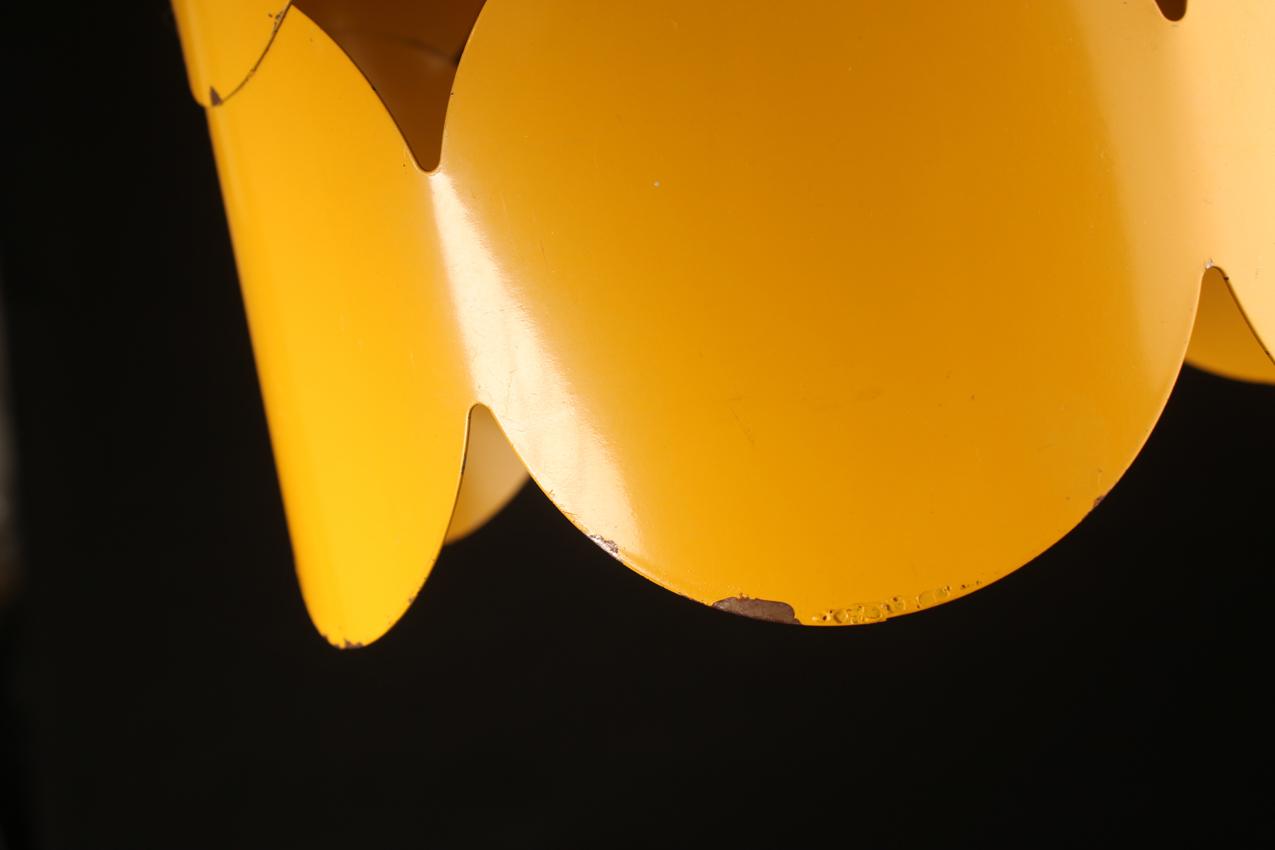 Retro Lival keltainen valaisin / Retro Lival yellow hanging lamp - Image 8