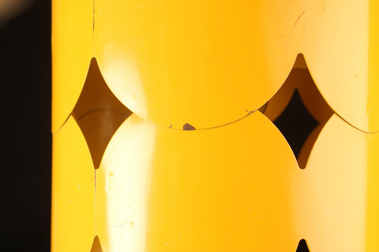 Retro Lival keltainen valaisin / Retro Lival yellow hanging lamp - Image 9