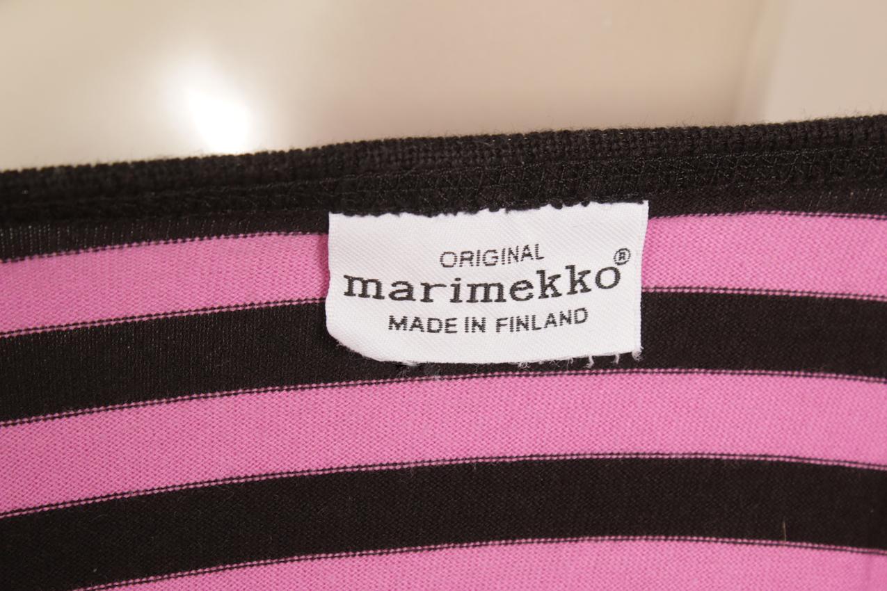 Marimekko A-linjainen puuvillatrikoo-mekko - Image 8