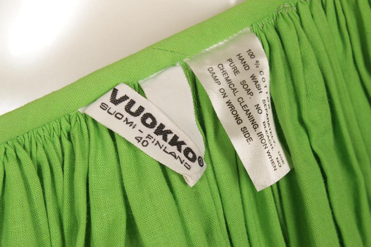Vintage 60-70 -luku Vuokko iltapuku ja viitta M - Image 10