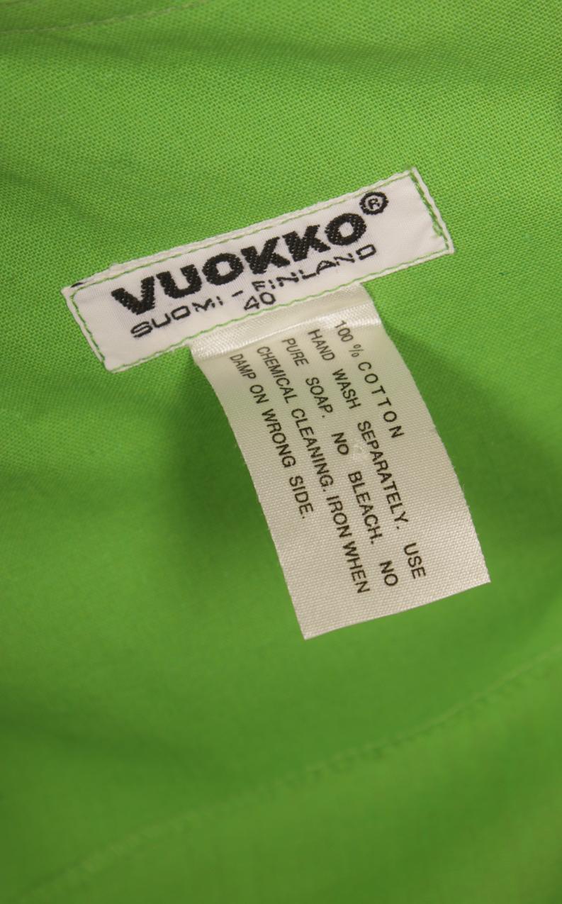 Vintage 60-70 -luku Vuokko iltapuku ja viitta M - Image 9