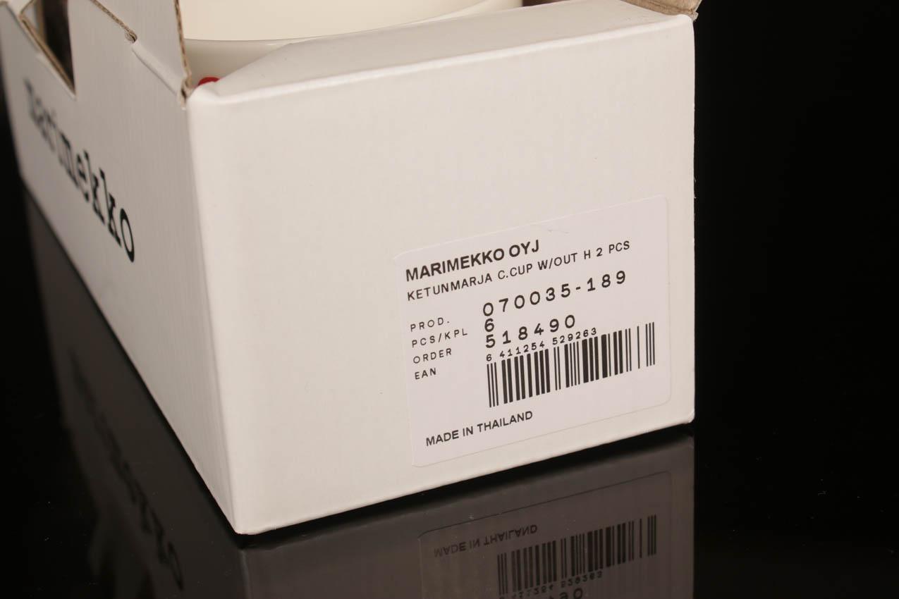Marimekko Oiva muki “Ketunmarja” 2 kpl - Image 10