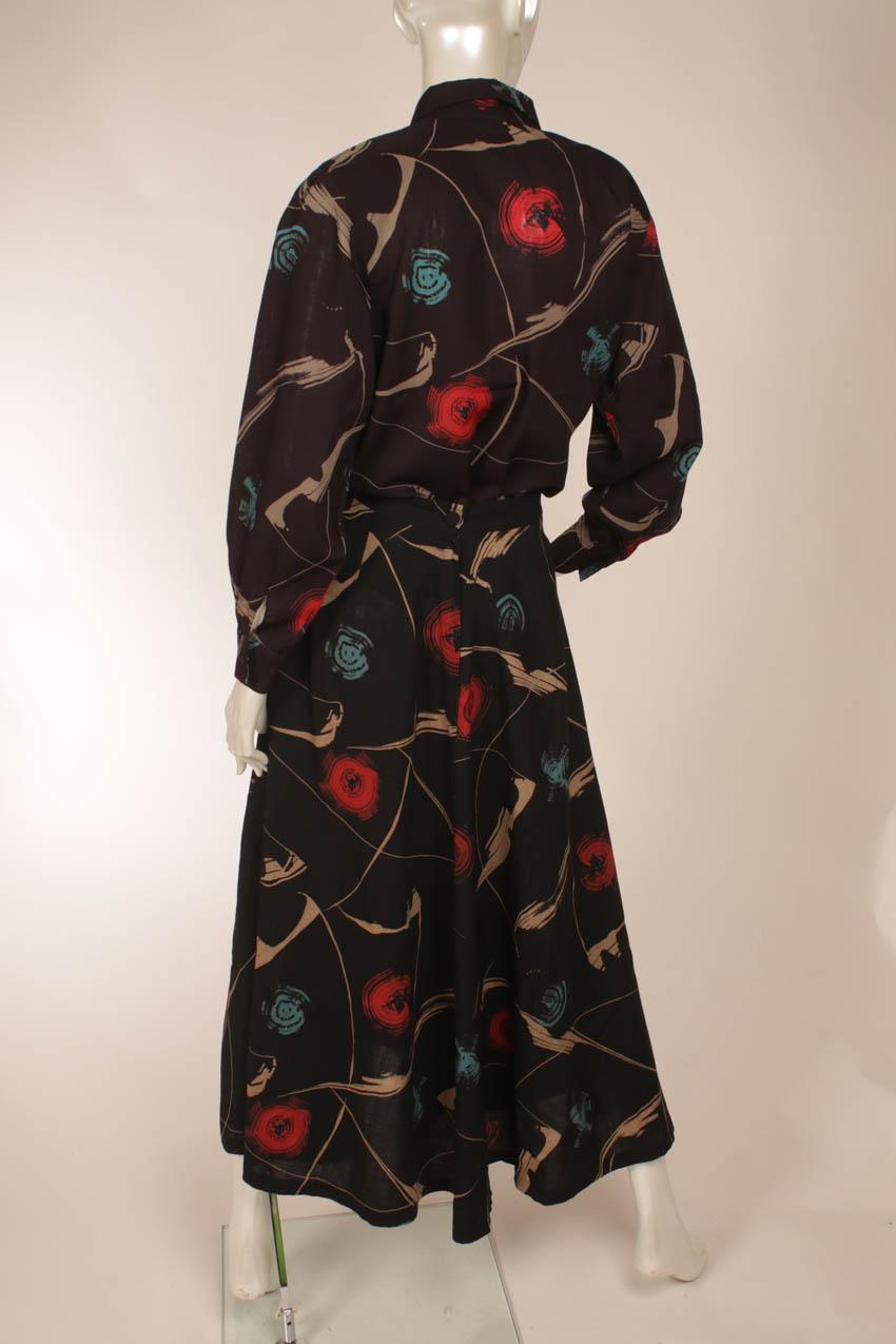 Vintage Marimekko hame L ja pusero M - Image 4