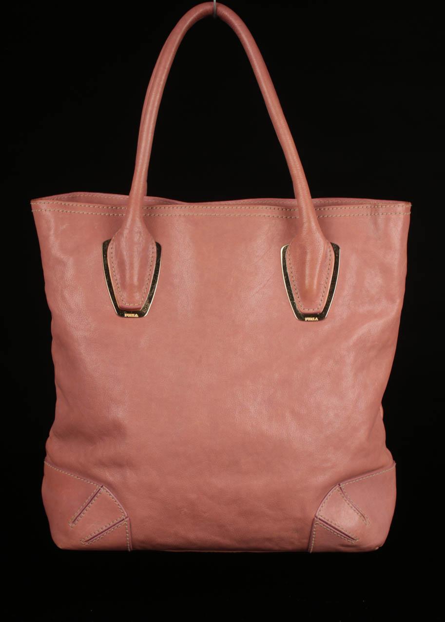 Furla pinkki nahkalaukku