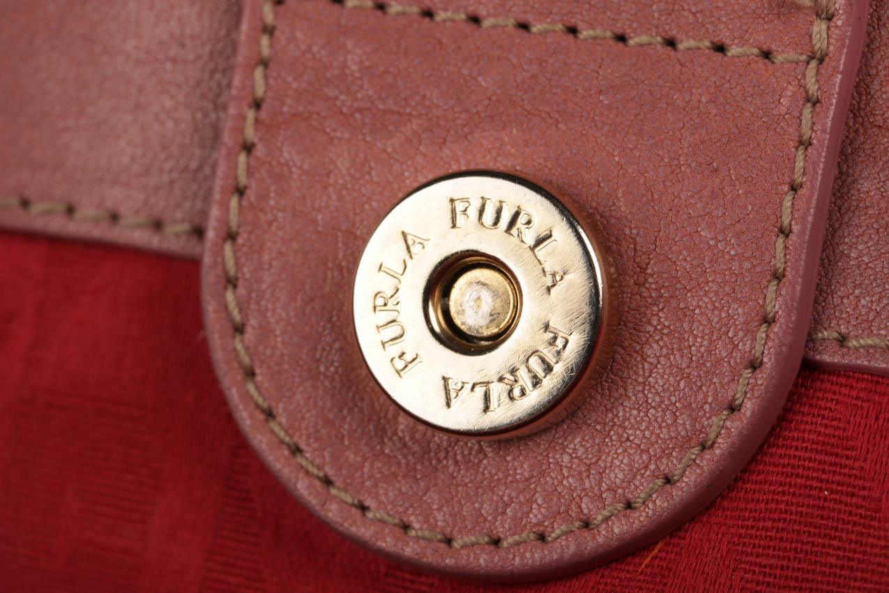 Furla pinkki nahkalaukku - Image 12