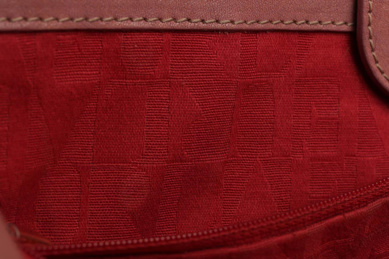 Furla pinkki nahkalaukku - Image 13