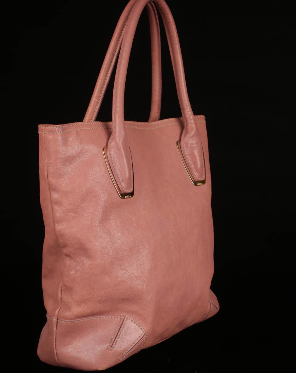 Furla pinkki nahkalaukku - Image 4