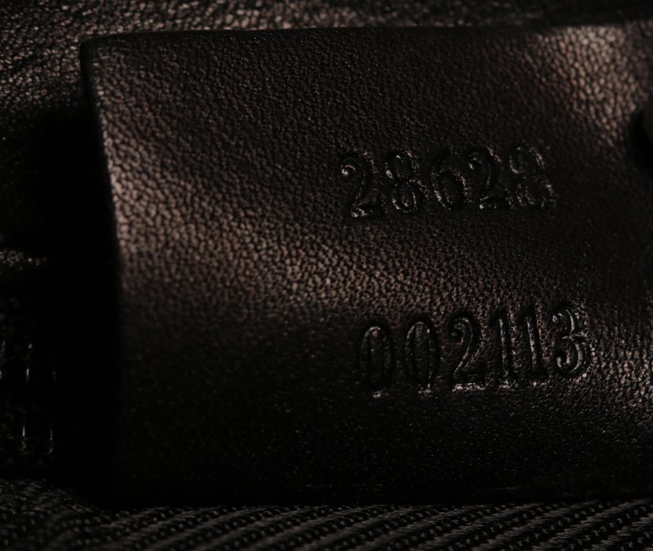 Gucci GG monogrammi Jackie musta kanvaasilaukku - Image 17