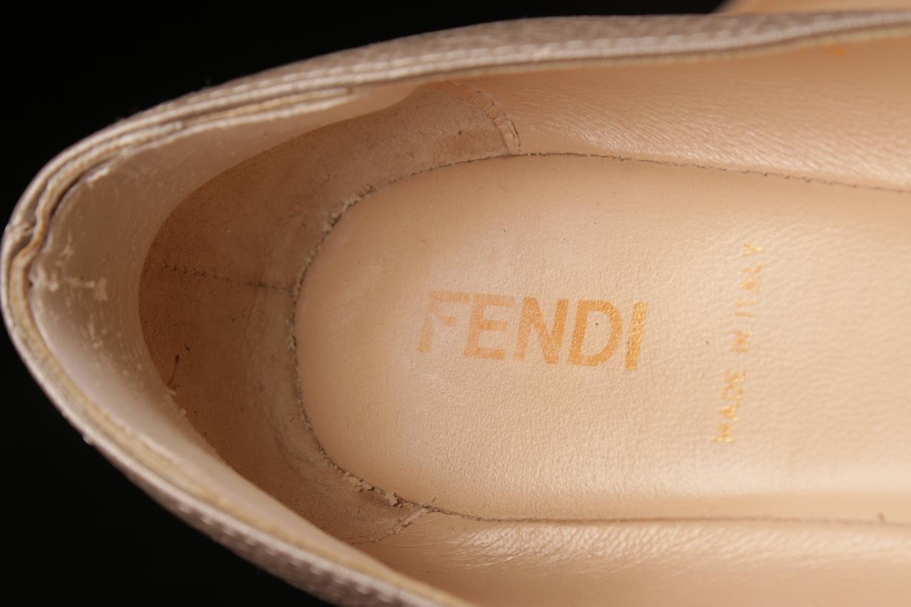 Fendi harmaat nahkaballeriinat 37,5 - Image 8