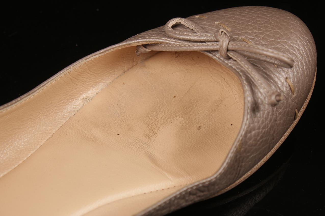 Fendi harmaat nahkaballeriinat 37,5 - Image 9