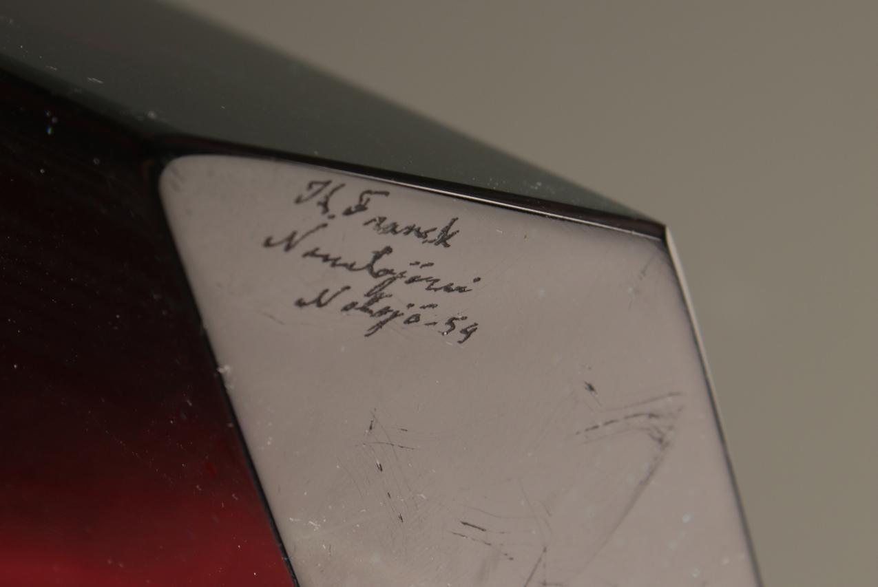Kaj Franck Nuutajärvi “Prisma” signeerattu taidelasimaljakko - Image 5
