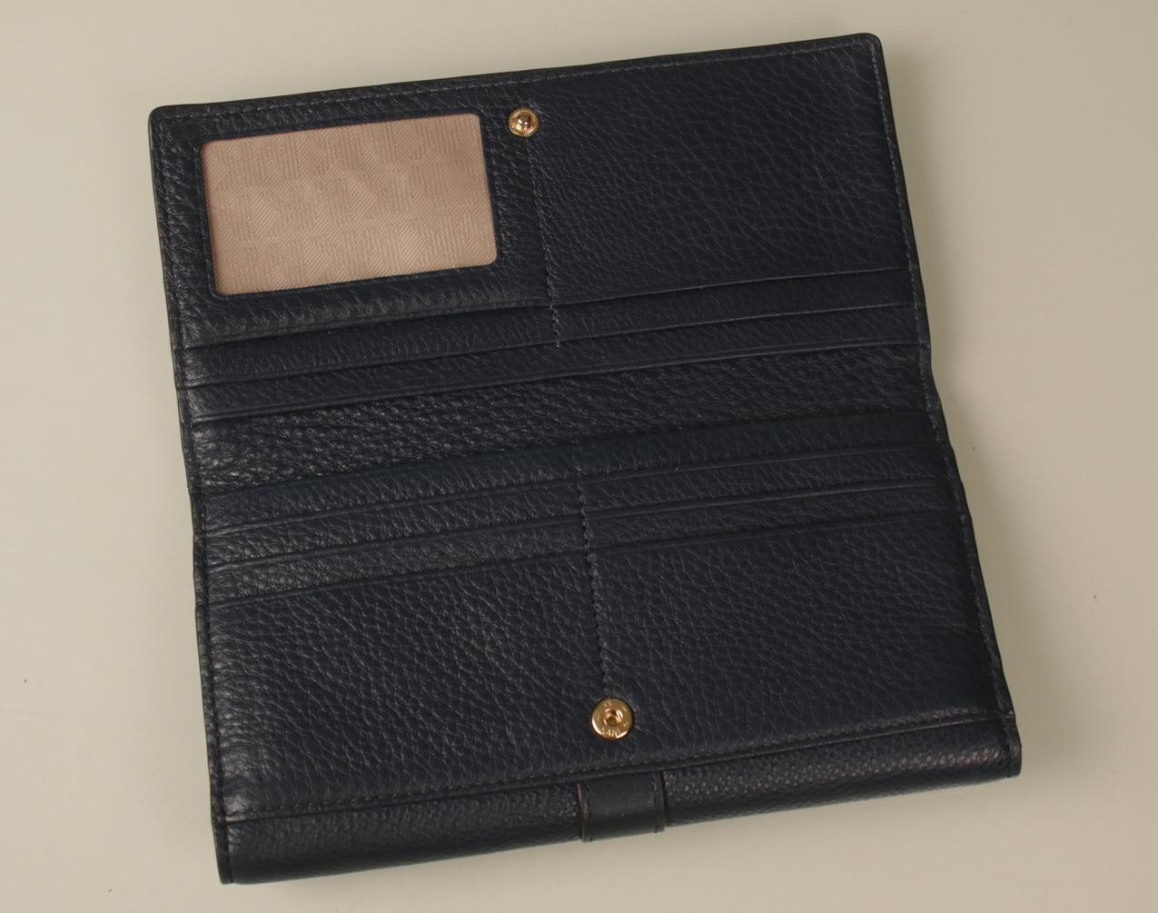 Michael Kors navy blue leather wallet - Image 11