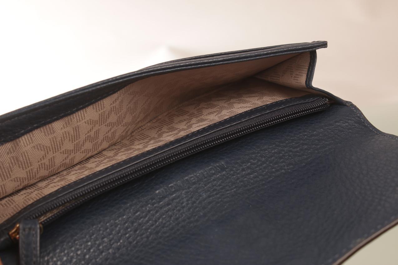 Michael Kors navy blue leather wallet - Image 5