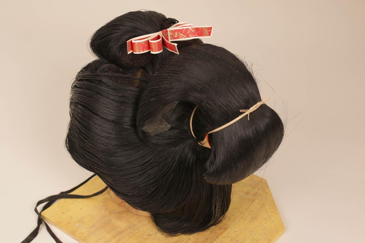 Japanilainen vintage aito Geishan Katsura peruukki - Image 3