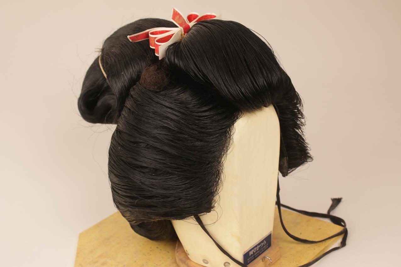 Japanilainen vintage aito Geishan Katsura peruukki - Image 5