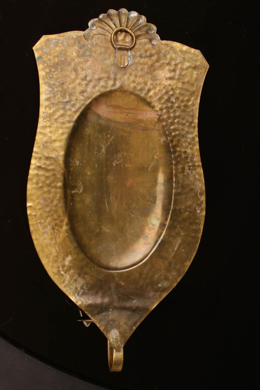 Knut Eriksson messinkinen lampettipari / Pair of brass candle wall sconce Knut Eriksson - Image 4