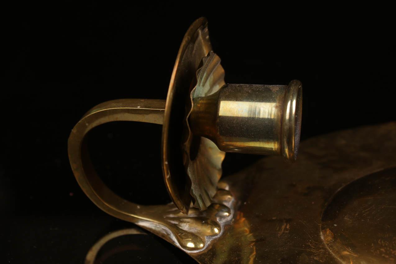 Knut Eriksson messinkinen lampettipari / Pair of brass candle wall sconce Knut Eriksson - Image 9
