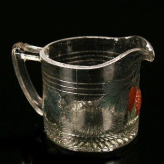 Antique Riihimäen lasi “Rypäle” glass creamer