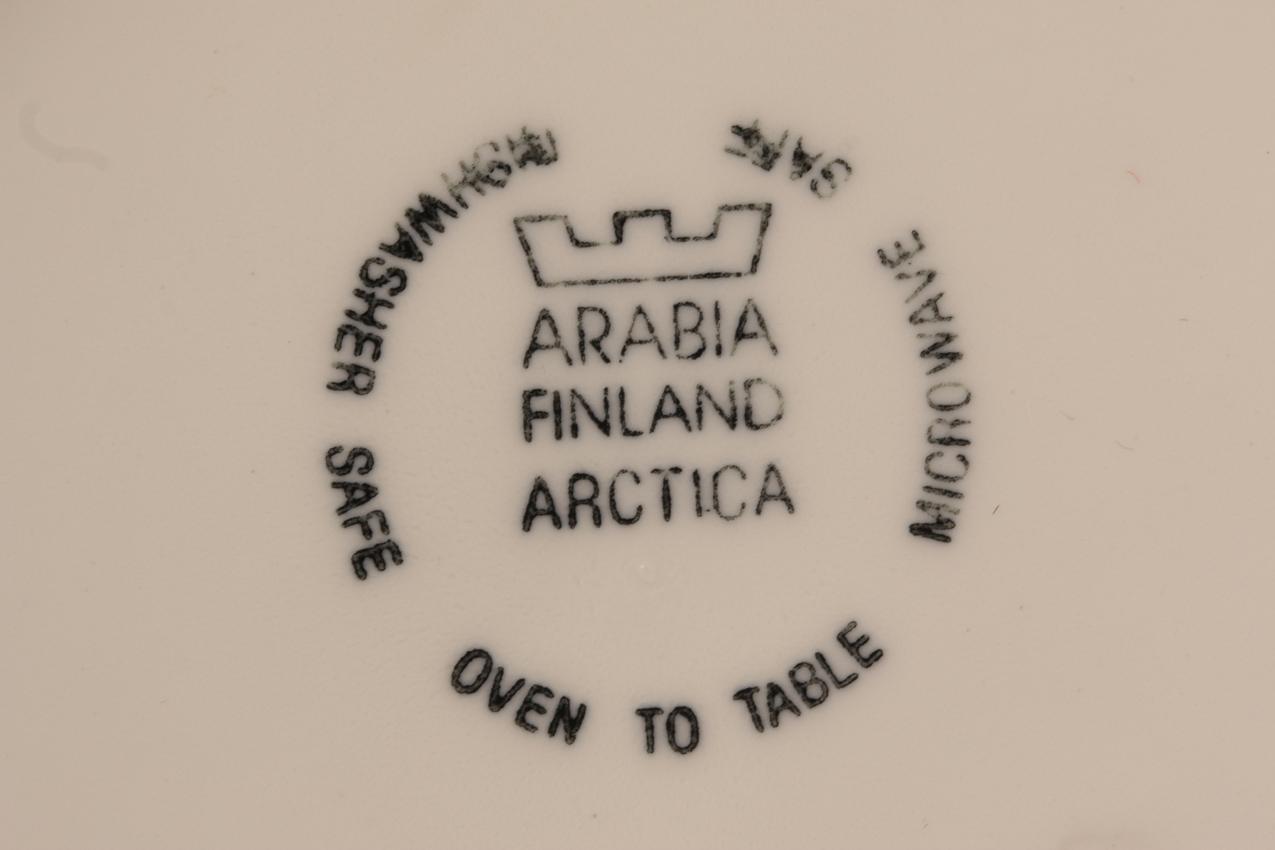 Arabia Inkeri Leivo Raino Ranta Santa Arctica syvä ruokalautanen - Image 5