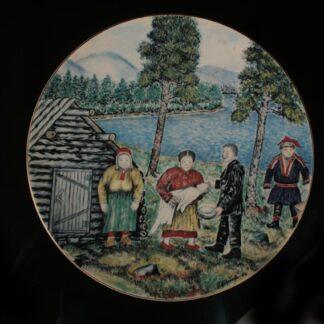 Andreas Alariesto large art wall plate