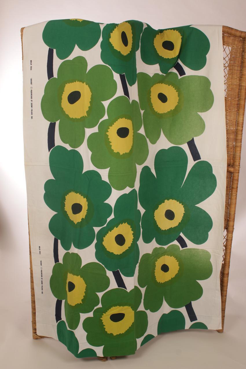 Vintage Marimekko vihreä Unikko