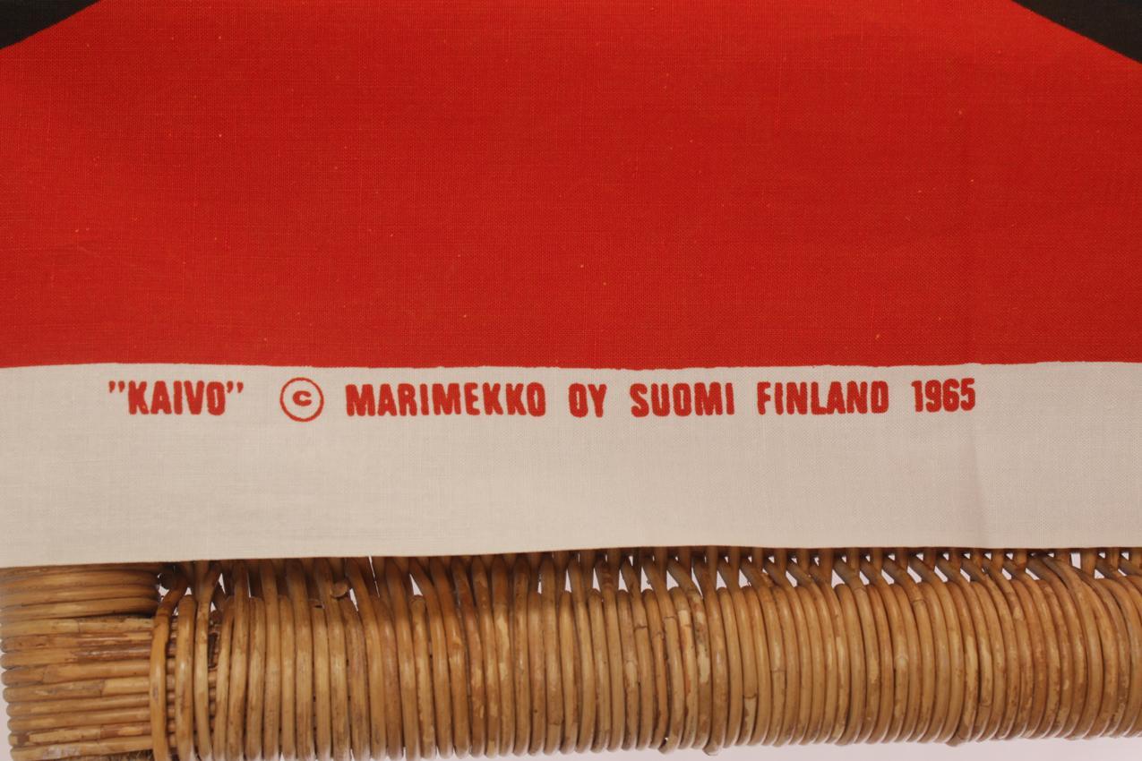 Vintage Marimekko punainen “Kaivo” - Image 2