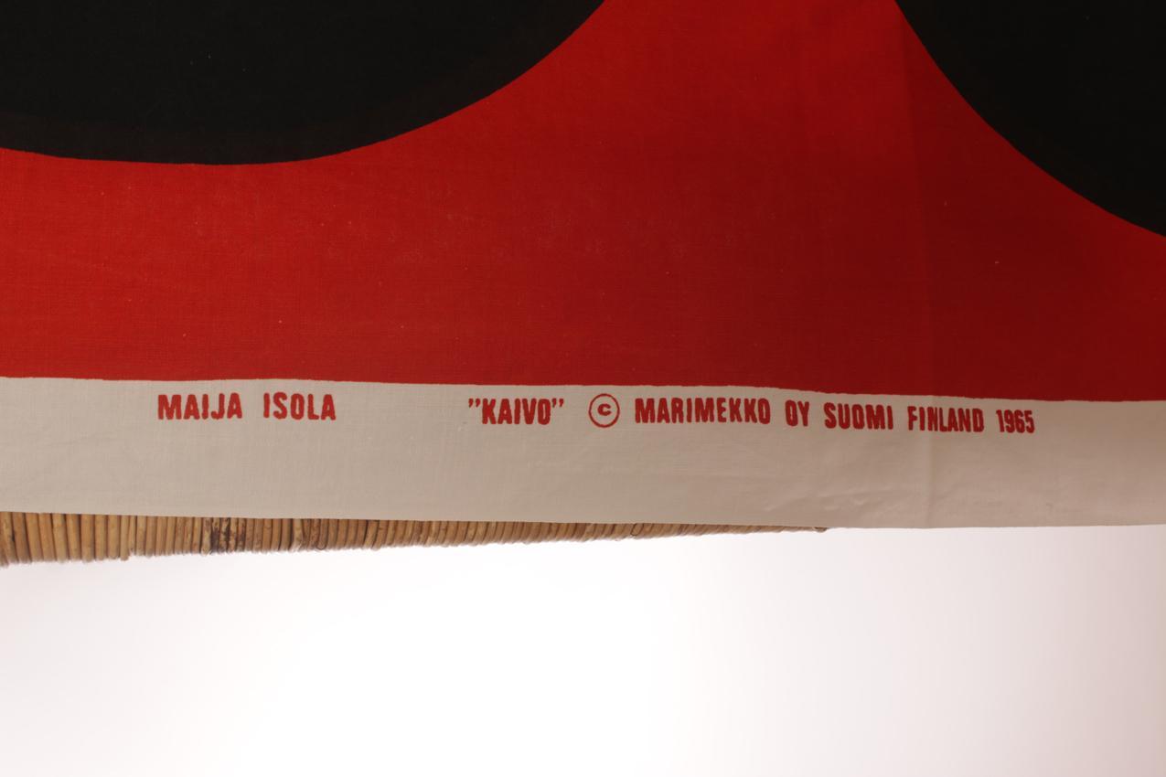 Vintage Marimekko punainen “Kaivo” - Image 3
