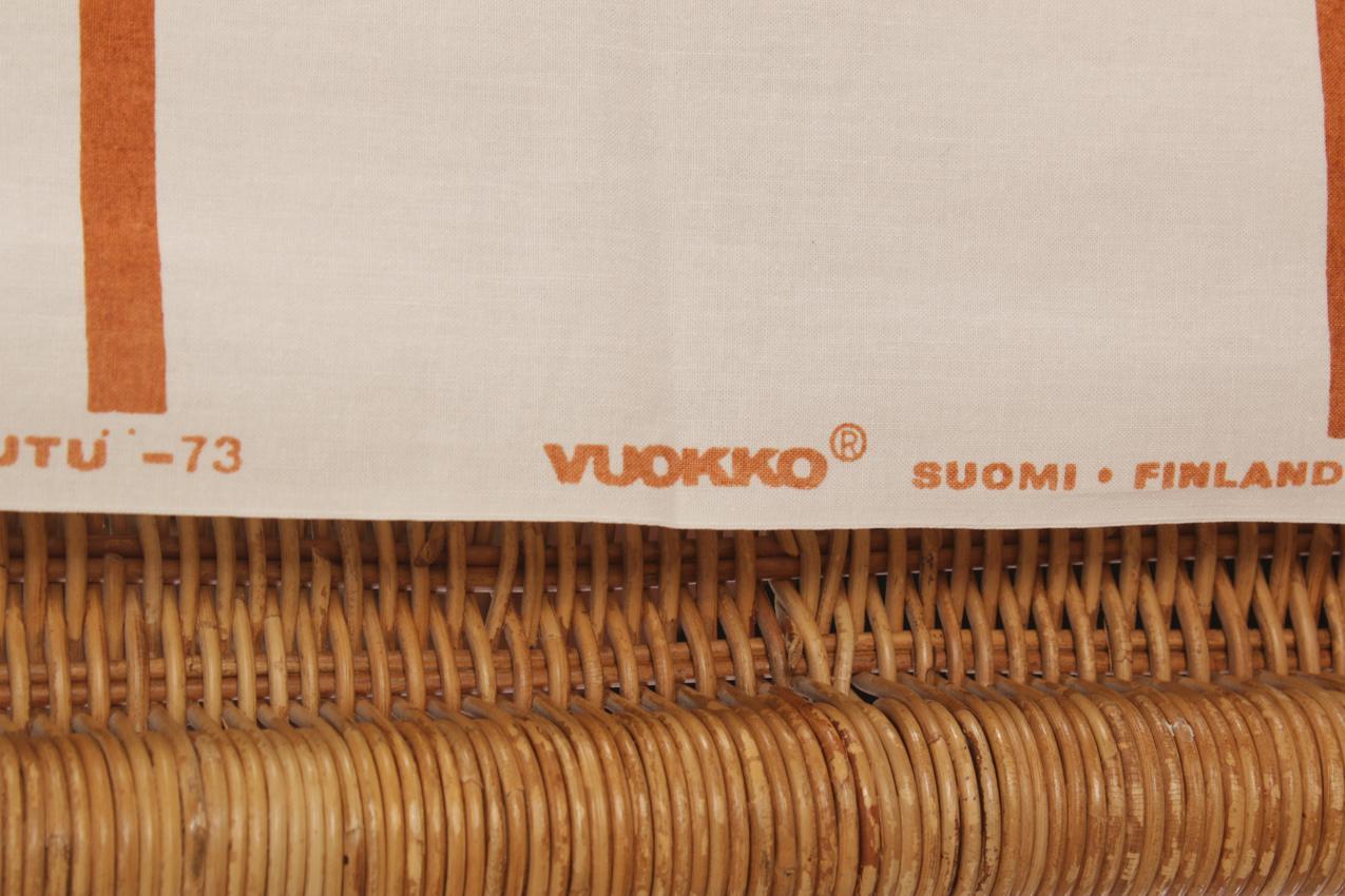 Vintage Vuokko Nurmesniemi “Jätti-ruutu” kangas verho - Image 3