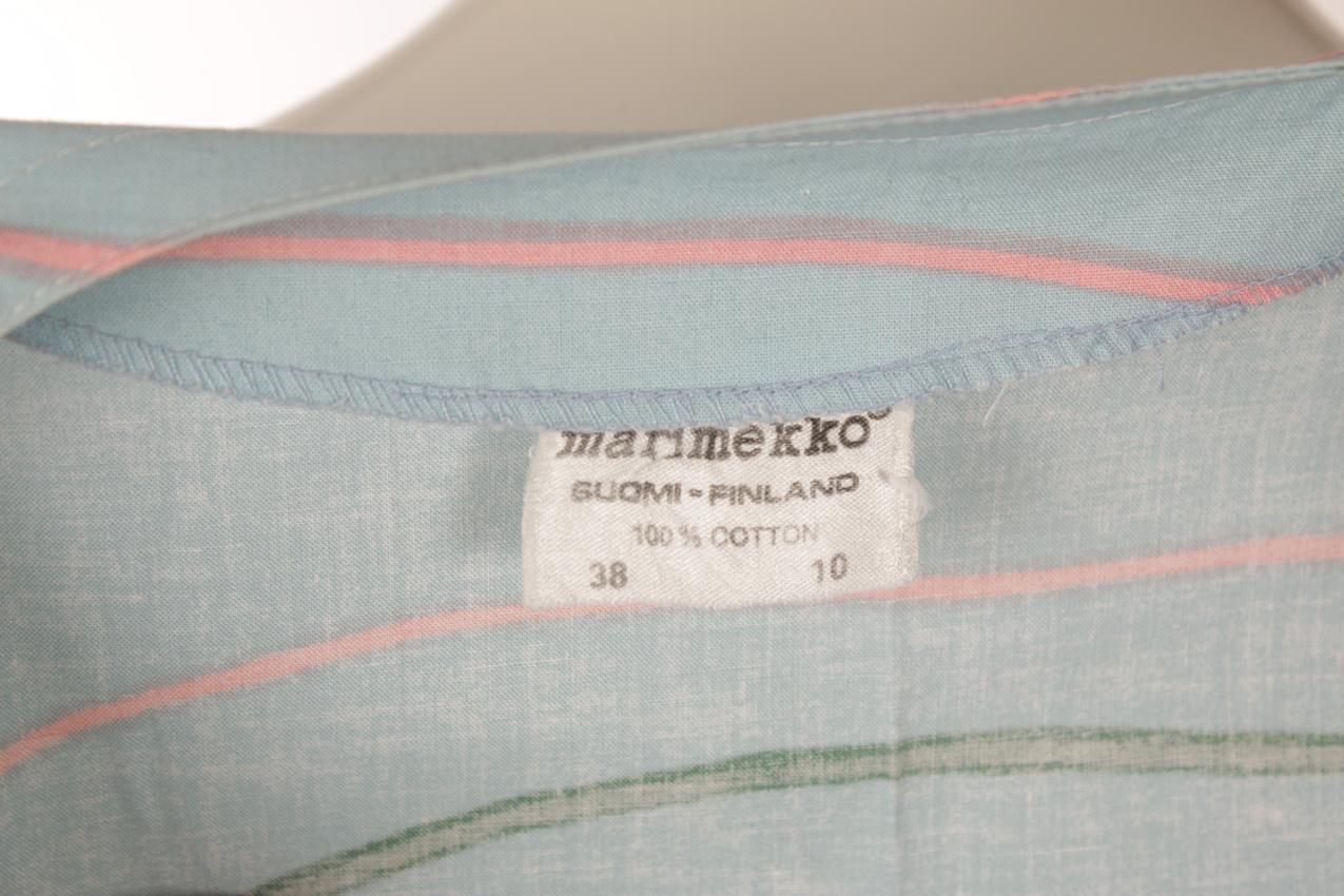 Vintage Marimekko turkoosi mekko M - Image 10